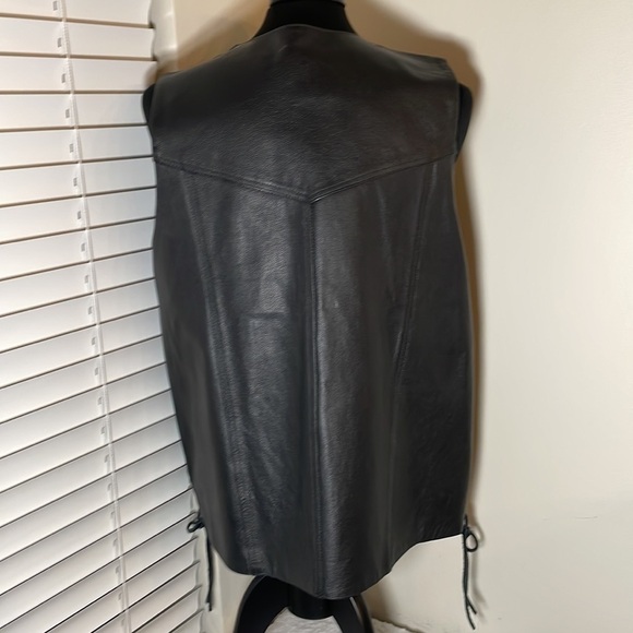 Mb Classic Genuine Leather Vest Size XXL - Picture 8 of 16
